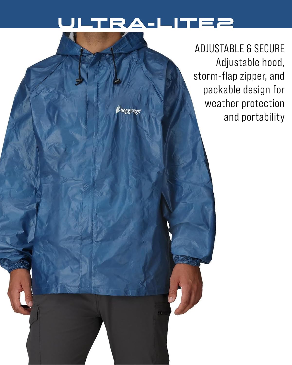 Men's Ultra-lite2 Waterproof Breathable Rain Jacket - Image 5